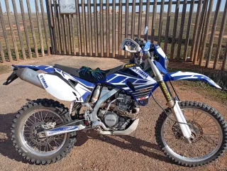 Yamaha WR250F 2008 Enduro Batería Nueva y cilindro
