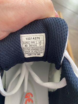 Asics Gel 1090 Hombre Azul Blanco