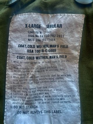 Chaqueta M65 Camuflaje Militar