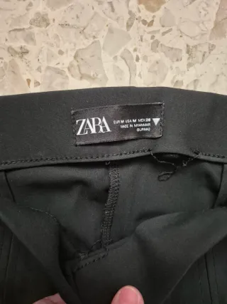 Pantalón Zara Mujer Negro