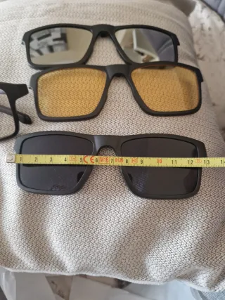 Gafas de sol clip-on negras