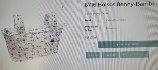 Saco y bolso para silla de bebé