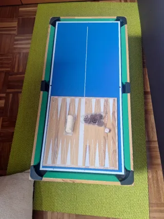 Mesa de billar portátil de madera