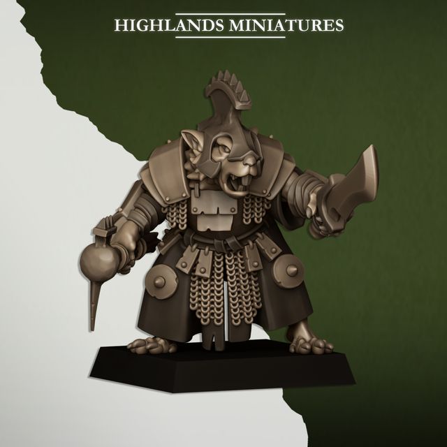 Hombres Rata -IV Sewer Vermin Highlands Miniatures