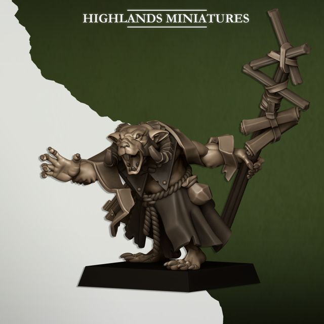 Hombres Rata -IV Sewer Vermin Highlands Miniatures