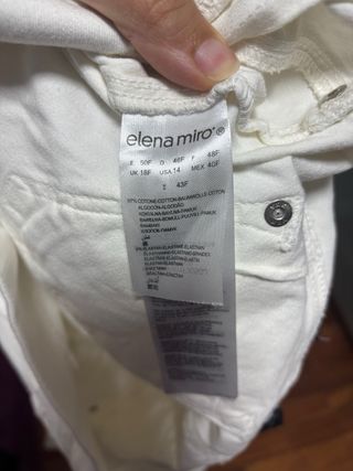 Pantalón blanco de vestir