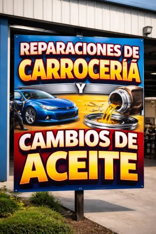 Reparación de carrocería y cambios de aceite