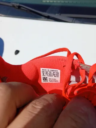 Botas de fútbol Adidas rojas niñ@s