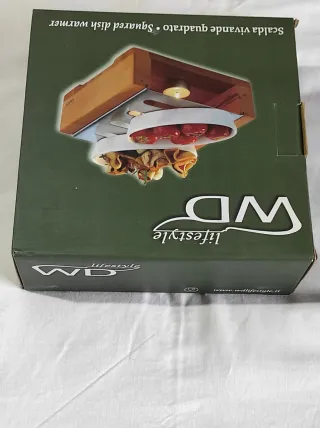 Scalda vivande quadrato a candela WD Lifestyle