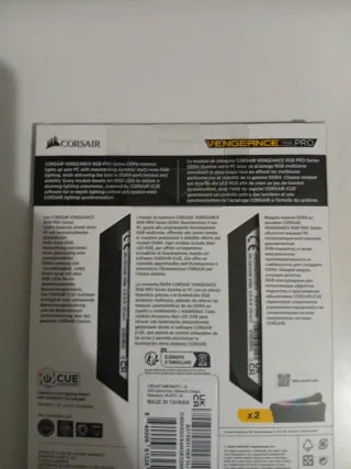 Corsair Vengeance RGB Pro DDR4 32GB (2x16GB) 3200M