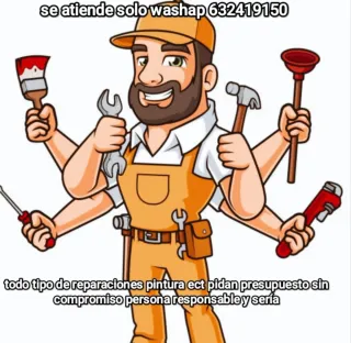 Manitas hacemos todo tipo de reparaciones.