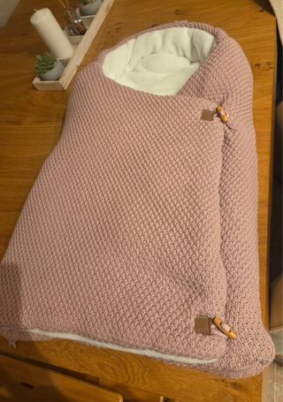 Saco Nana Cotton Juice Tricot Rosa
