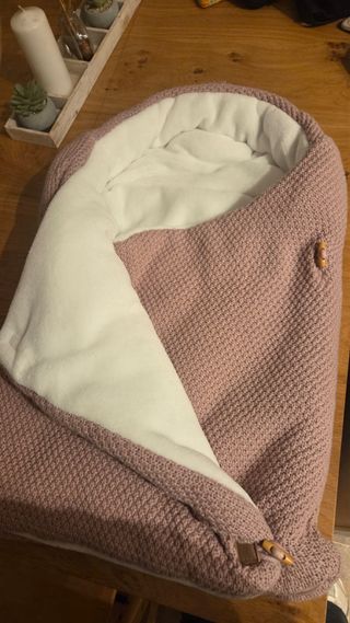 Saco Nana Cotton Juice Tricot Rosa