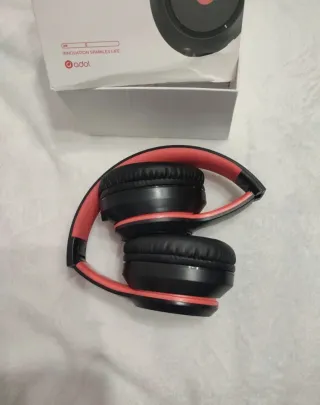 Auriculares Inalámbricos ADOL Negros y rosa coral