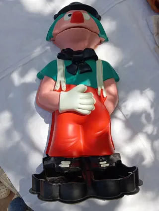 Payaso tragabolas vintage hucha años 70/80