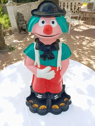 Payaso tragabolas vintage hucha años 70/80