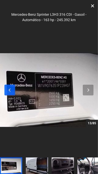 Mercedes-Benz Sprinter 316 CDI
