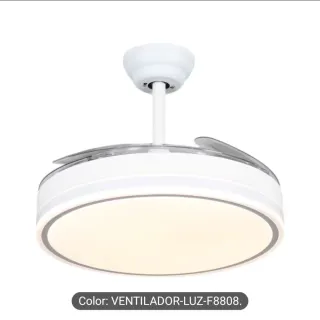 Ventilador Techo 6 Velocidades con Lámpara