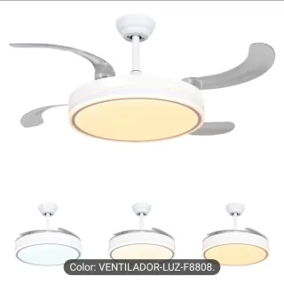 Ventilador Techo 6 Velocidades con Lámpara