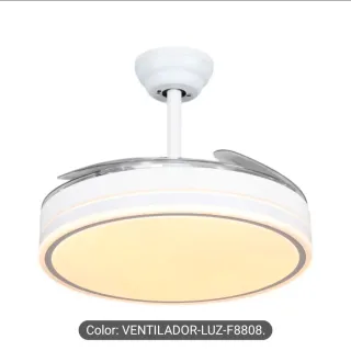 Ventilador Techo 6 Velocidades con Lámpara