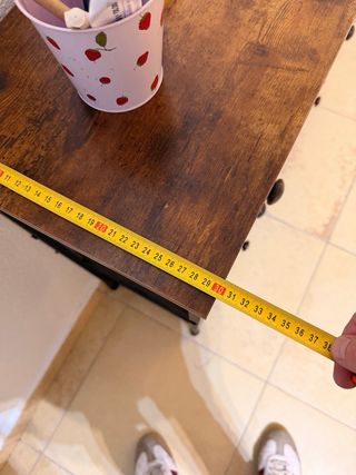 Toeletta/Credenza con Cassetti in Tessuto