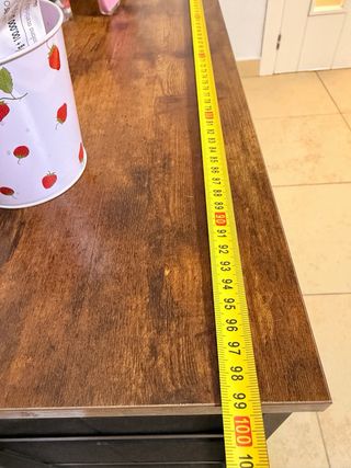 Toeletta/Credenza con Cassetti in Tessuto