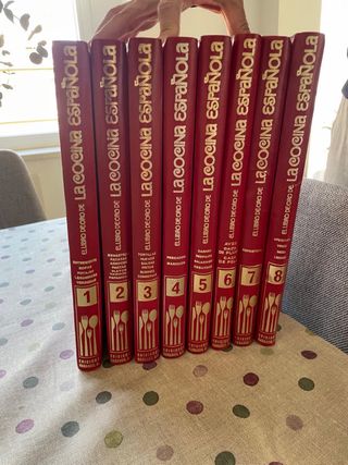 Lote Completo 8 Tomos La Cocina Española