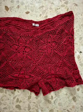 Shorts crochet Oysho talla única