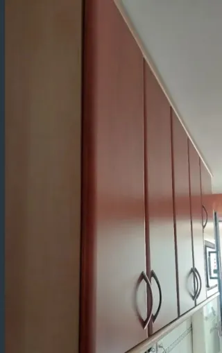 Muebles de cocina madera y cristal