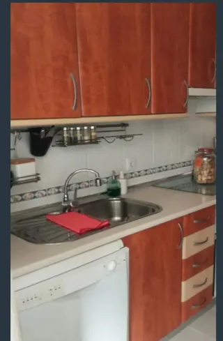 Muebles de cocina madera y cristal