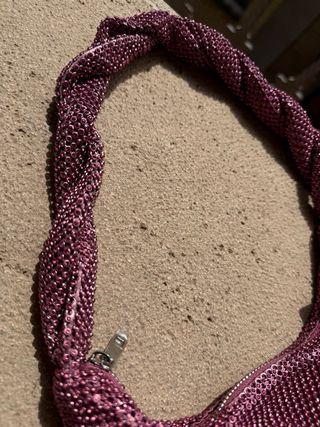 Bolso Zara rosa Morado Brillante
