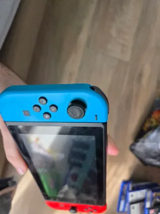 Nintendo Switch Blu/Rosso con custodia