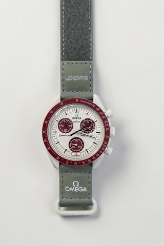 Reloj Omega x Swatch MoonSwatch Pluto Blanco