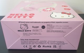 Fones de Ouvido Hello Kitty Rosa Ajustáveis
