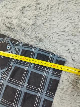 Costume da bagno Calvin Klein a quadri blu e nero