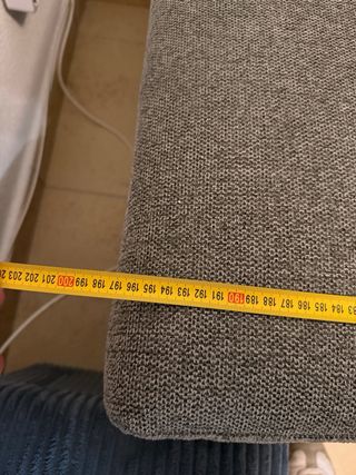 2 Sofás grises de tela