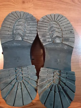 Mocasines Zara color granate