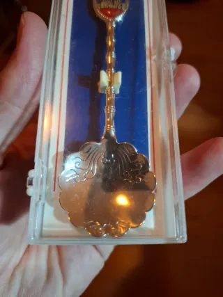 Cuchara Souvenir Vintage Chicago Plata