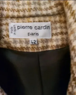 Pierre Cardin T.S/M-Traje Lana - New Old Stock-'80