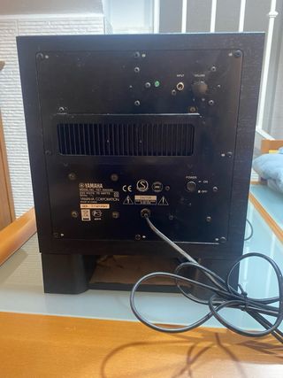 Equipo de Sonido Yamaha Negro
