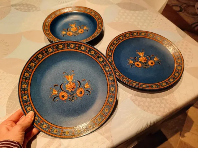 Set 3 piatti vintage Winterling Bavaria Germany