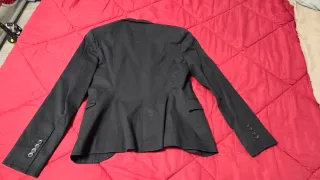 Blazer Negro Zara Mujer