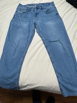 Vaqueros Zara Hombre Azul
