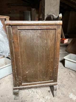 Mesita auxiliar madera vintage