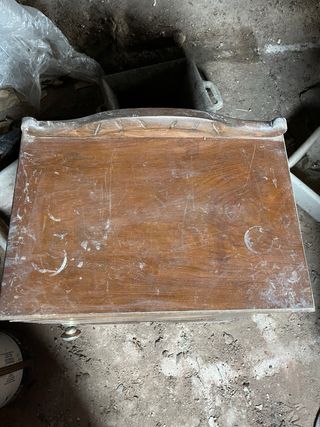 Mesita auxiliar madera vintage