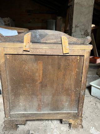 Mesita auxiliar madera vintage