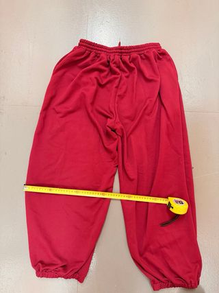 Jogger deportivo chándal rojo Talla L