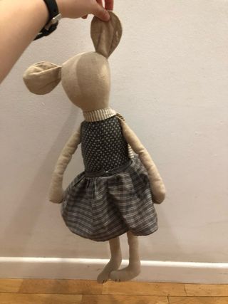 Muñeca ratoncita de peluche Zara Home