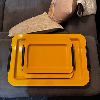 Set 3 Vassoi Gialli Morinox