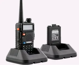 2 Walkie Talkie Baofeng UV-5R Radio uhf vhf